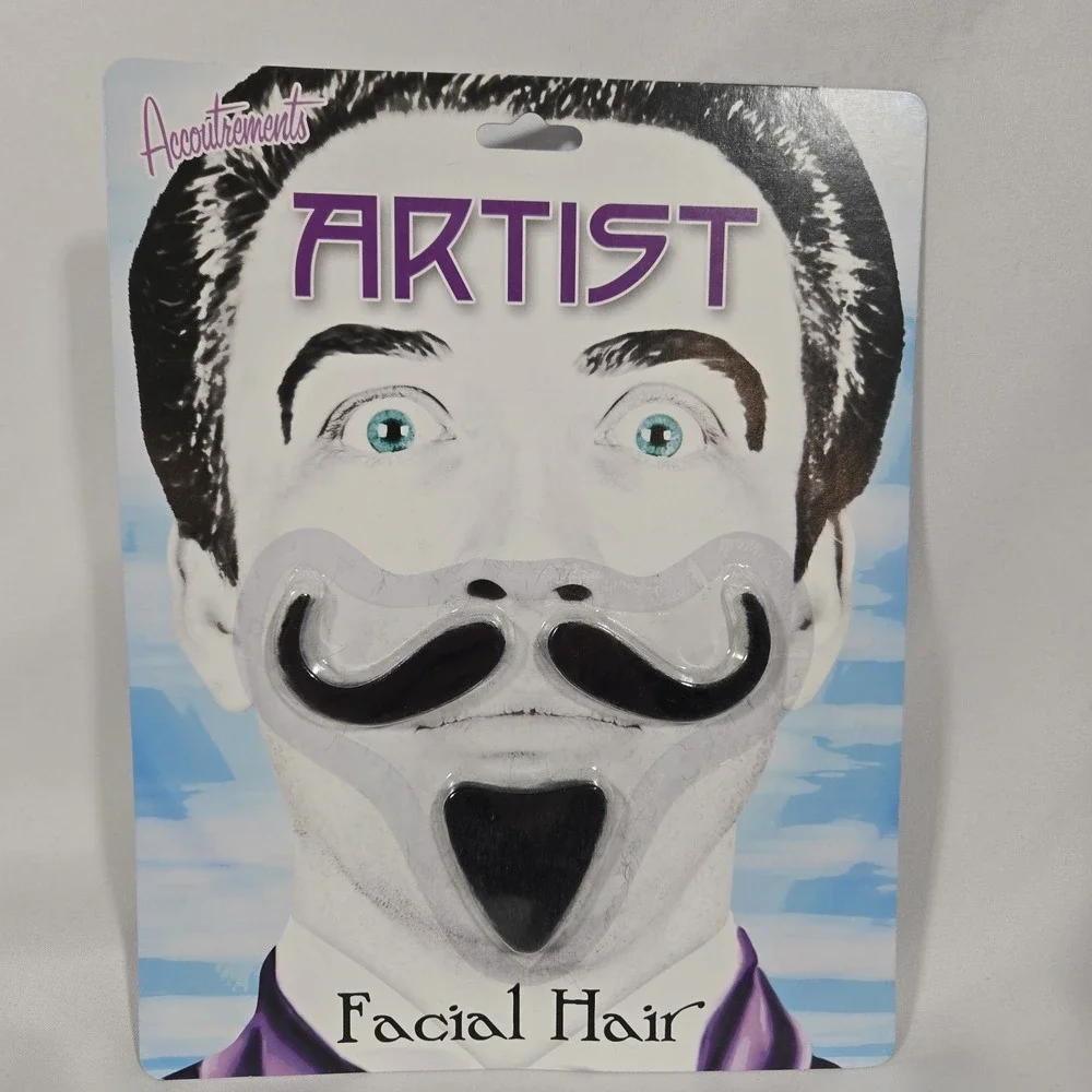 Accoutrements Costume Mustache Artist | New Old stock New with Blemish - small